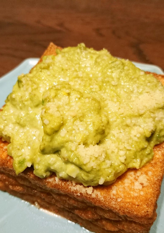厚揚げ焼きのアボカドペーストのせ-レシピのメイン写真