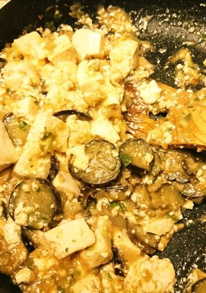 ご飯無しで丁度良い！？麻婆茄子豆腐-レシピのメイン写真