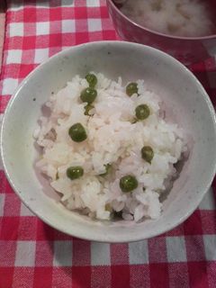 もっちり♪豆ごはん-レシピのメイン写真