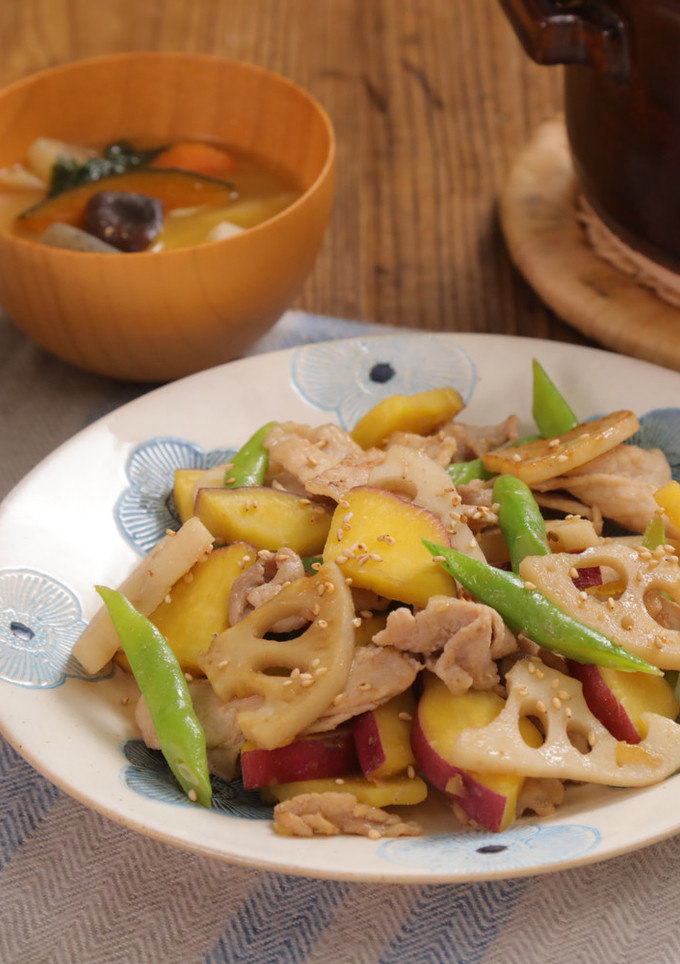 豚肉と根菜の甘辛きんぴら炒め-レシピのメイン写真