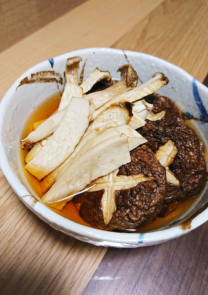 簡単ヘルシー♡焼ききのこの麺つゆ和え-レシピのメイン写真