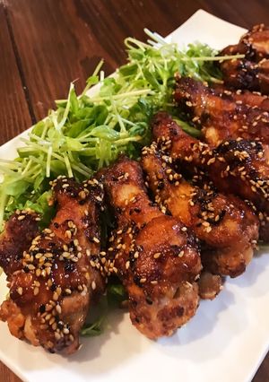 皆が好きな味♡手羽元の甘辛だれ唐揚げ-レシピのメイン写真