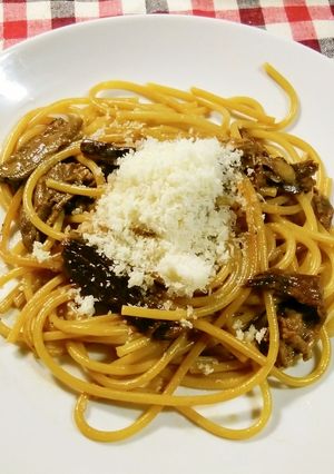秋です。ポルチーニのクリームパスタ-レシピのメイン写真
