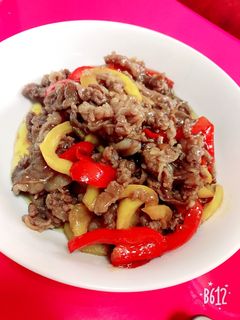 牛肉とパプリカのプルコギ風炒め-レシピのメイン写真