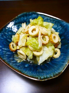 簡単!キャベツと竹輪の出汁煮-レシピのメイン写真