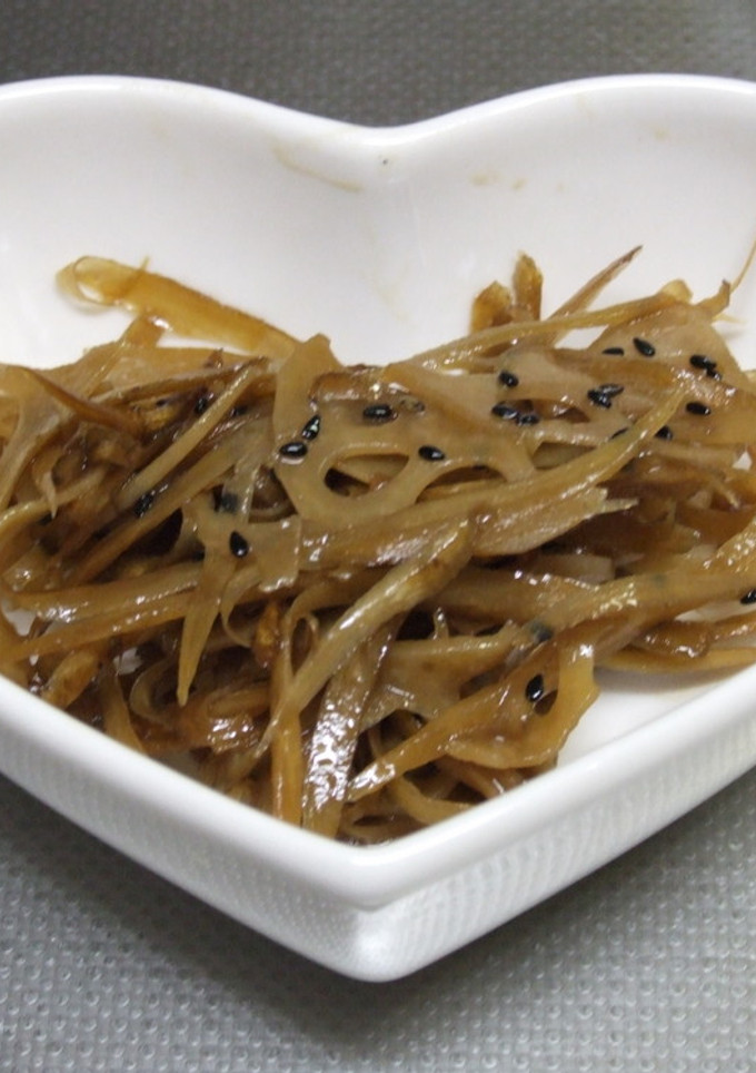 ごぼうとれんこんのきんぴら-レシピのメイン写真