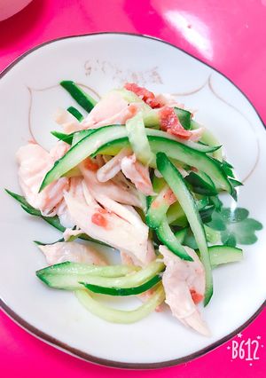 鶏ササミの梅肉和え-レシピのメイン写真
