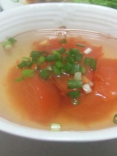 ホットする★トマトの和風スープ-レシピのメイン写真