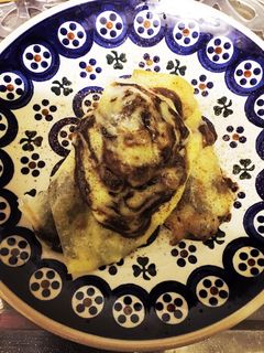 チョコバナナのレモンカスタードクレープ-レシピのメイン写真