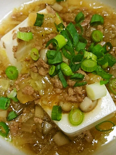 白菜ときのこのとろーりあんかけ豆腐-レシピのメイン写真