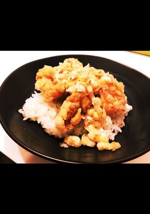 ネギ塩鳥から丼-レシピのメイン写真