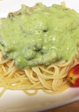 枝豆消費！！クリームパスタ♡-レシピのメイン写真