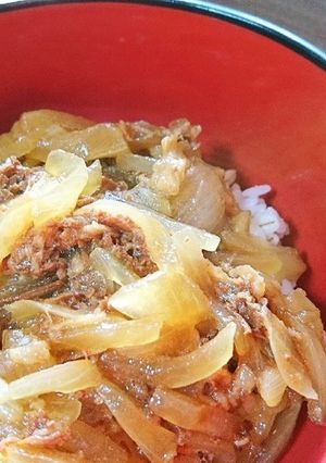いただきものの牛肉の佃煮DEヘルシー牛丼-レシピのメイン写真