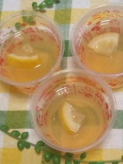 はちみつレモン ゼリー-レシピのメイン写真