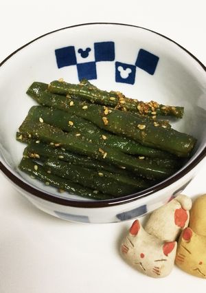 簡単★甘めのインゲンのごま和え♬-レシピのメイン写真