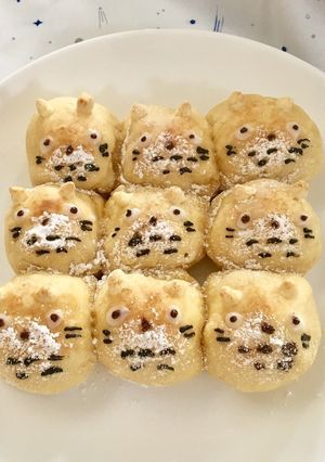HMで◇トトロのちぎりパン◇-レシピのメイン写真