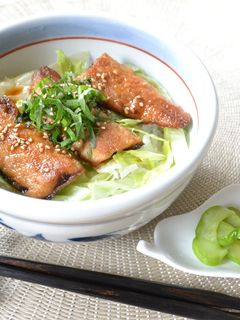 サンマの蒲焼丼♪-レシピのメイン写真