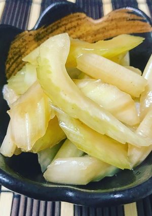 簡単！お弁当！常備菜に◎セロリの浅漬け-レシピのメイン写真