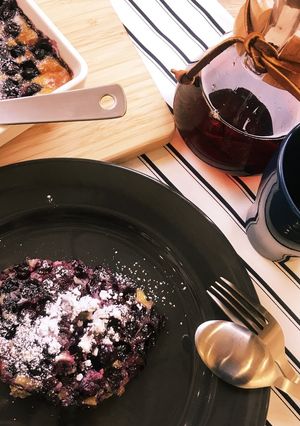 ブルーベリーのクラフティ-レシピのメイン写真