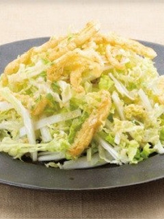 秋白菜とカリカリ油揚げのサラダ-レシピのメイン写真