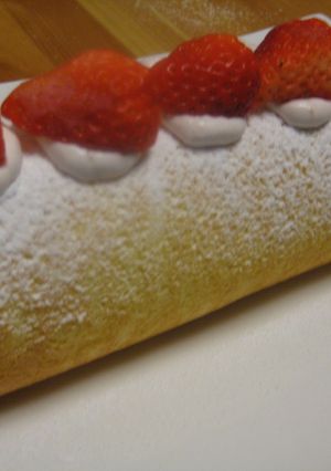 ♡春色クリームのいちごロールケーキ♡-レシピのメイン写真