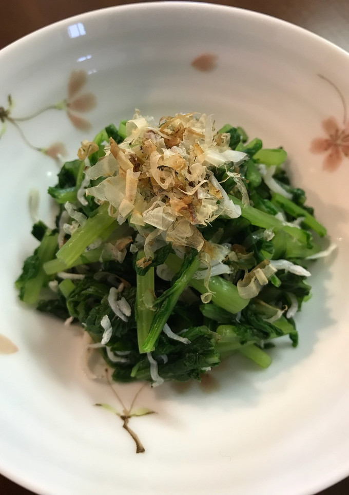 簡単！大根菜としらすのお浸し-レシピのメイン写真