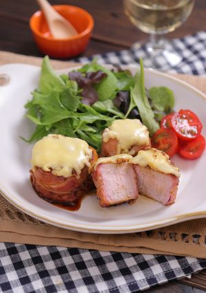 豚ひれ肉のベーコン巻きステーキ☆-レシピのメイン写真