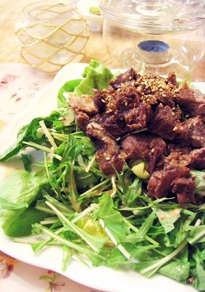 金のごまだれで牛すじサラダ-レシピのメイン写真