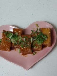 厚揚げの味噌煮-レシピのメイン写真
