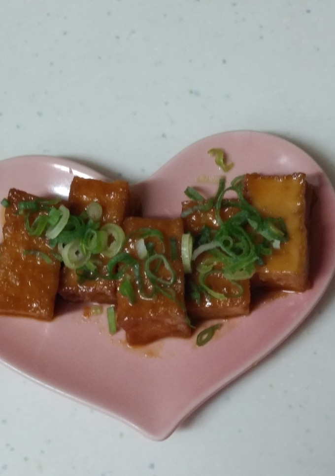 厚揚げの味噌煮-レシピのメイン写真