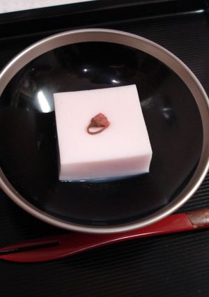 春色♪桜ミルク寒天-レシピのメイン写真