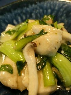 鶏胸肉と青梗菜の中華あんかけ-レシピのメイン写真
