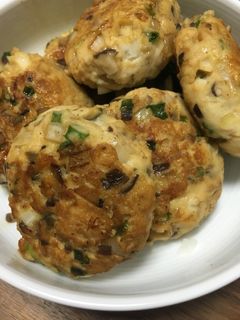 ふわふわ和風つくねバーグ-レシピのメイン写真