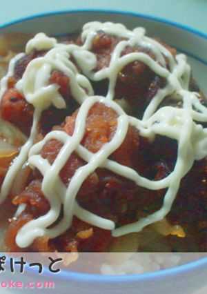 から揚げ丼-レシピのメイン写真