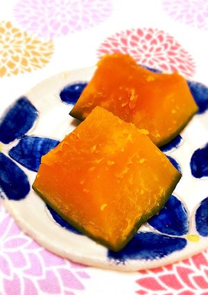 簡単レンジだけ♫かぼちゃの煮物-レシピのメイン写真