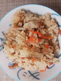 ☆鶏ゴボウの炊き込みご飯☆-レシピのメイン写真