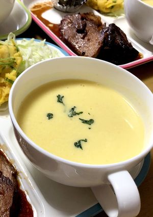 子供も大好き♪カボチャのスープ♪-レシピのメイン写真