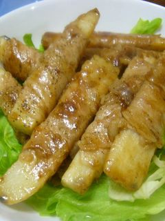 しゃりっと長いもの豚肉巻きさっぱりダレ-レシピのメイン写真