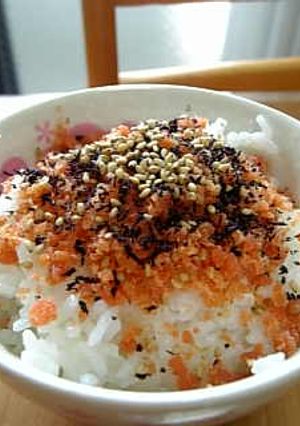 ぱぱっと鮭ごはん-レシピのメイン写真