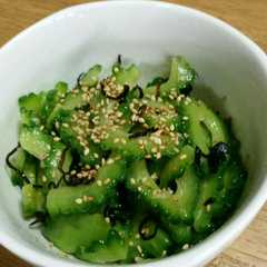 รูปของ ◎ゴーヤの塩昆布和え◎