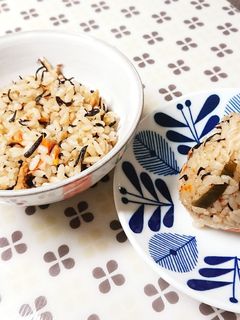 ひじきたっぷり♥️しっかり味のひじきご飯-レシピのメイン写真