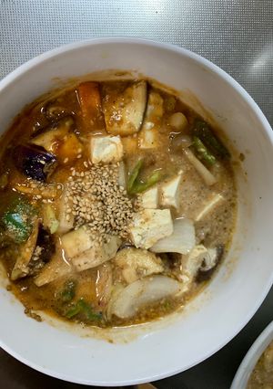 肉無豆腐簡単中華風ミートローフ味野菜炒め-レシピのメイン写真