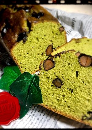 ☆ノンオイルで^^抹茶黒豆パウンド☆-レシピのメイン写真