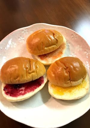 簡単！バターロール☆ジャムサンド-レシピのメイン写真