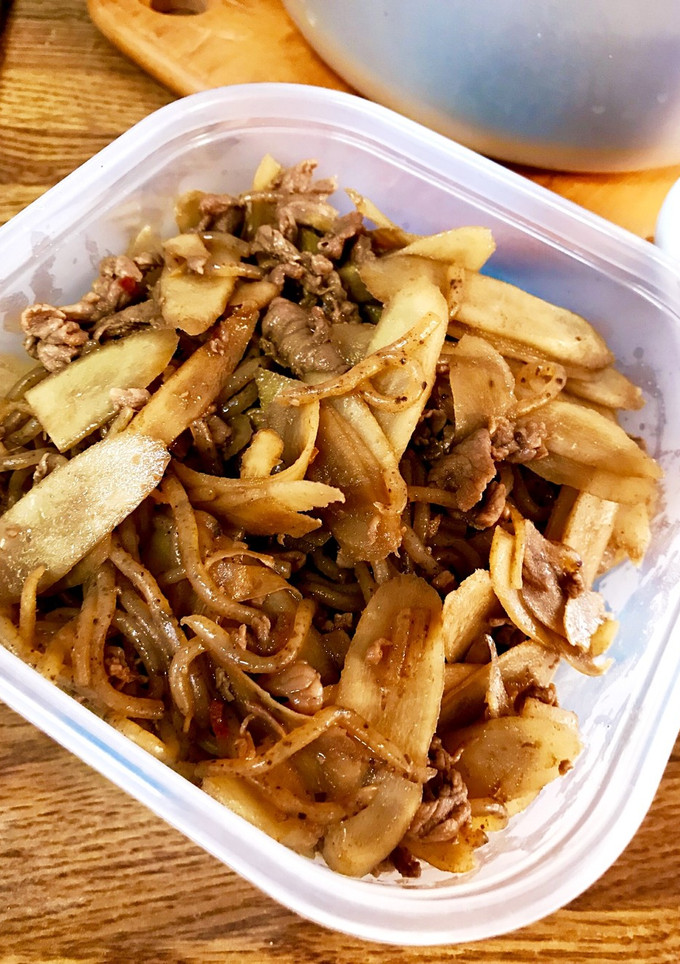 牛こまとごぼうと糸蒟蒻の甘辛時雨煮-レシピのメイン写真