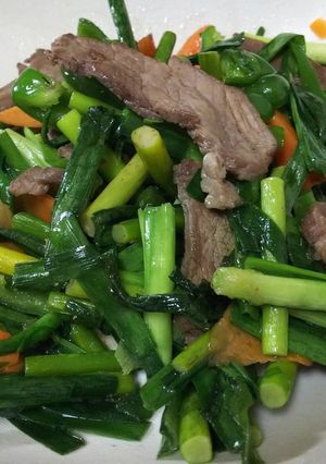簡単中華・牛肉と温野菜の塩炒め-レシピのメイン写真