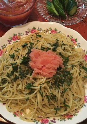 アッサリ！しらすと、たらこのパスタ-レシピのメイン写真