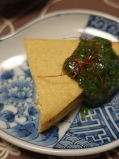 モロヘイヤの麺つゆ生姜ソース-レシピのメイン写真