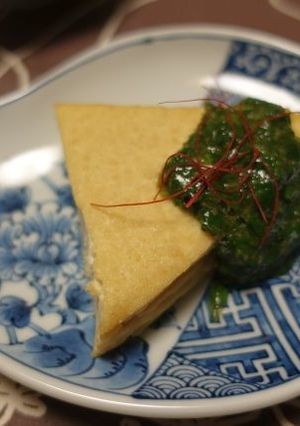 モロヘイヤの麺つゆ生姜ソース-レシピのメイン写真