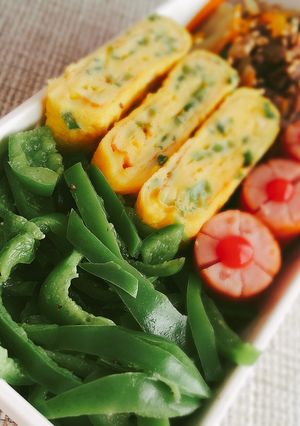 弁当☆時短☆レンチンでも◎無限ピーマン＊-レシピのメイン写真